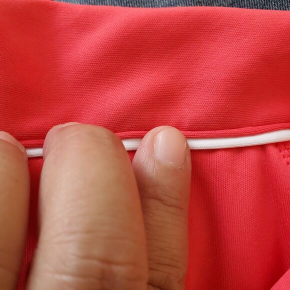 Slazenger Top Sleeveless 1/4 Zip Collared Solid Activewear Top Sz M Orange Golf - Picture 12 of 12